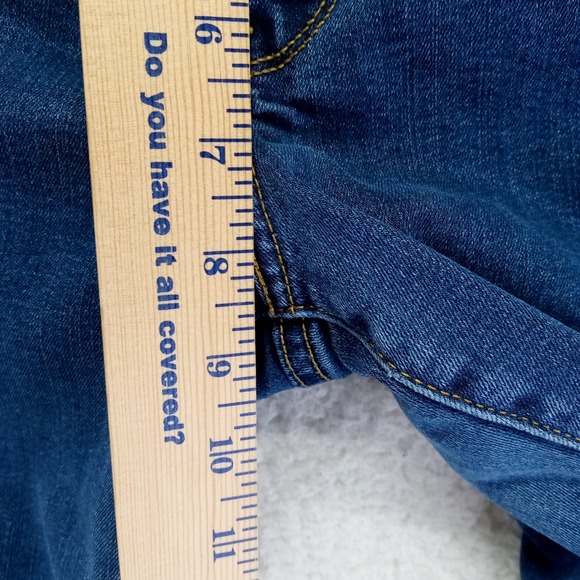 Levi's Women's 32x30 Bootcut Jeans Dark Wash Denim Stretch Mid Rise - Picture 6 of 10